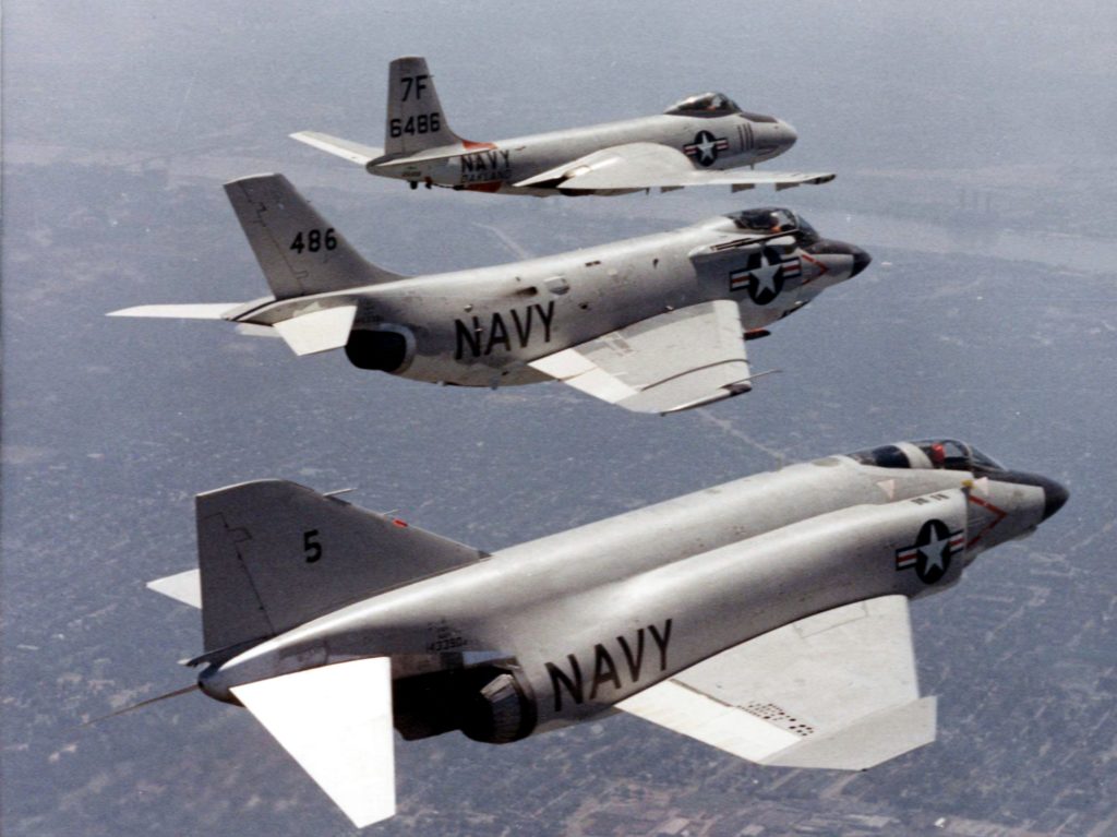 McDonnell fighters for the US Navy