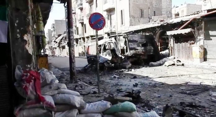 aleppo 6 ottobre 2012 (Voice of America public domain via WikiCommons)